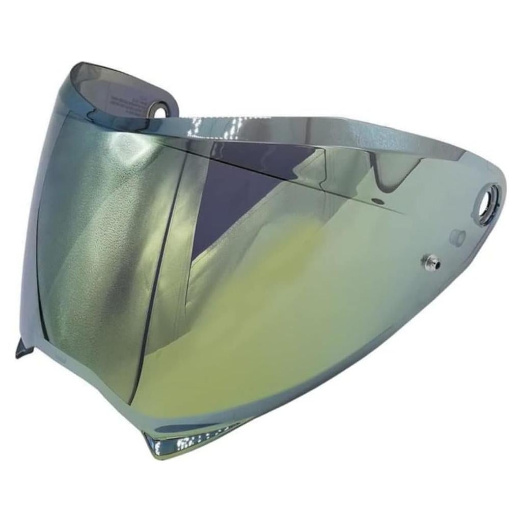 Casco HJC F70 HJ-32 con Visera Pinlock Espejo Dorado