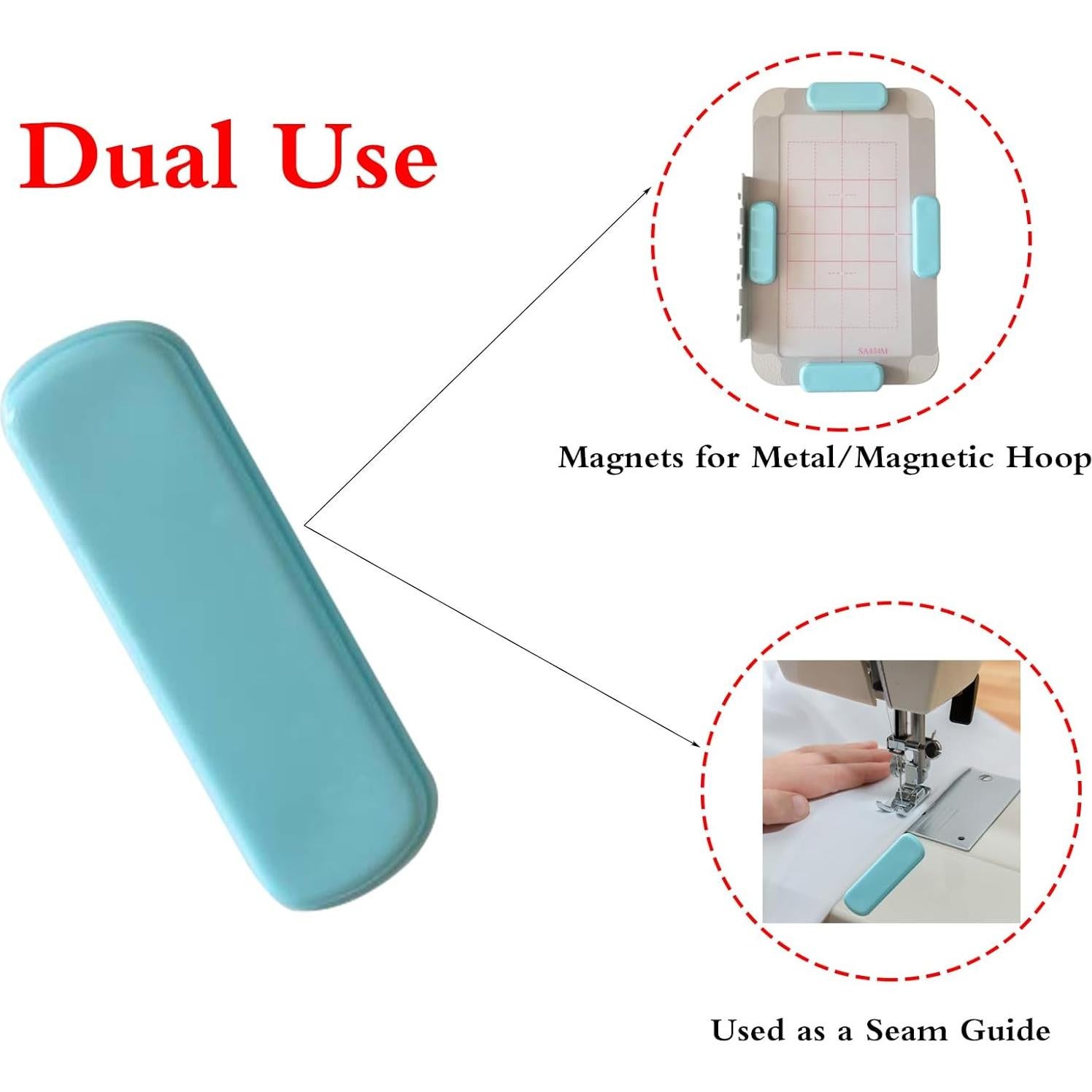 Imán Magnético YICBOR para Máquinas de Bordado - 2 Piezas