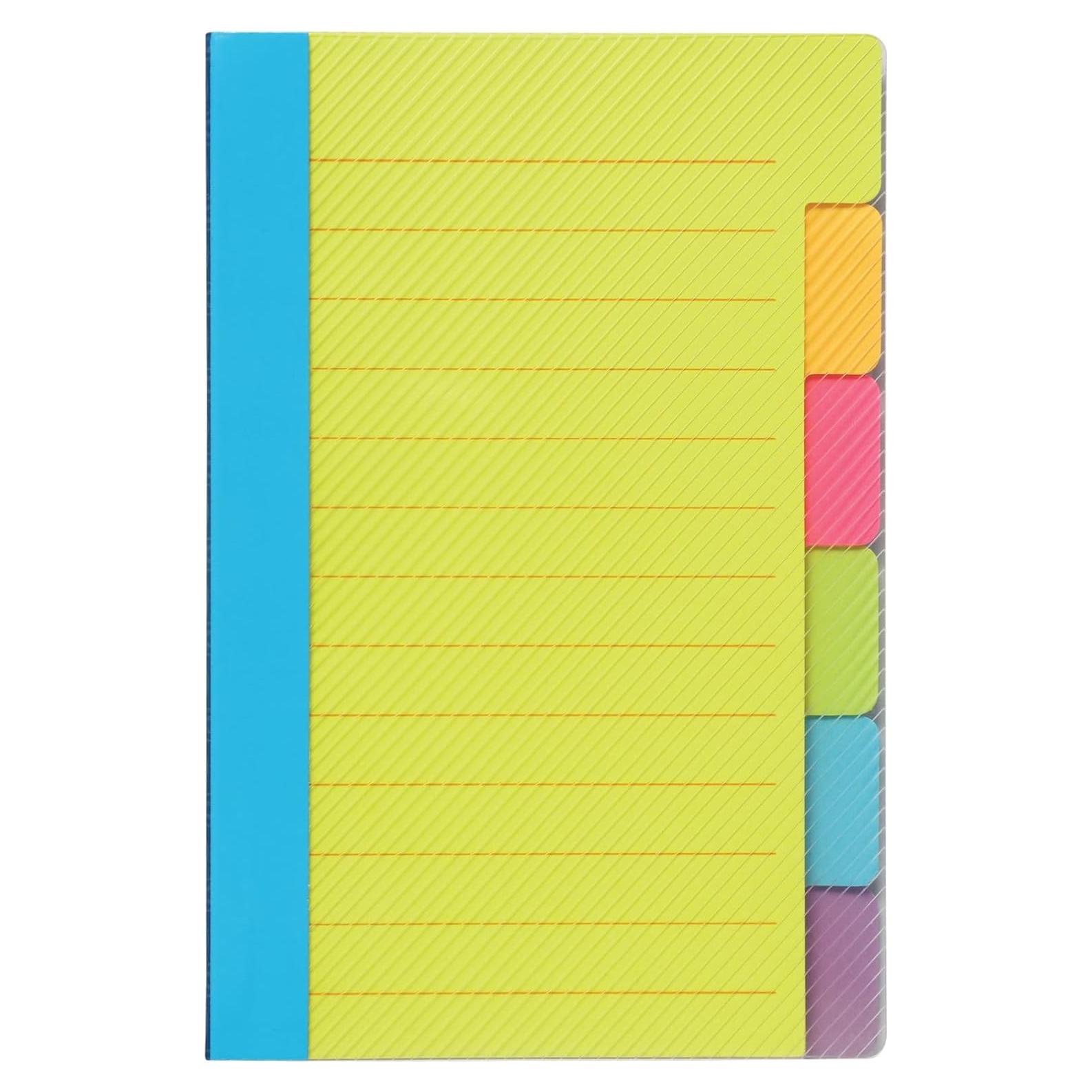 Notas Adhesivas Divisorias Redi-Tag, 60 Pestañas Neón 10x15 cm