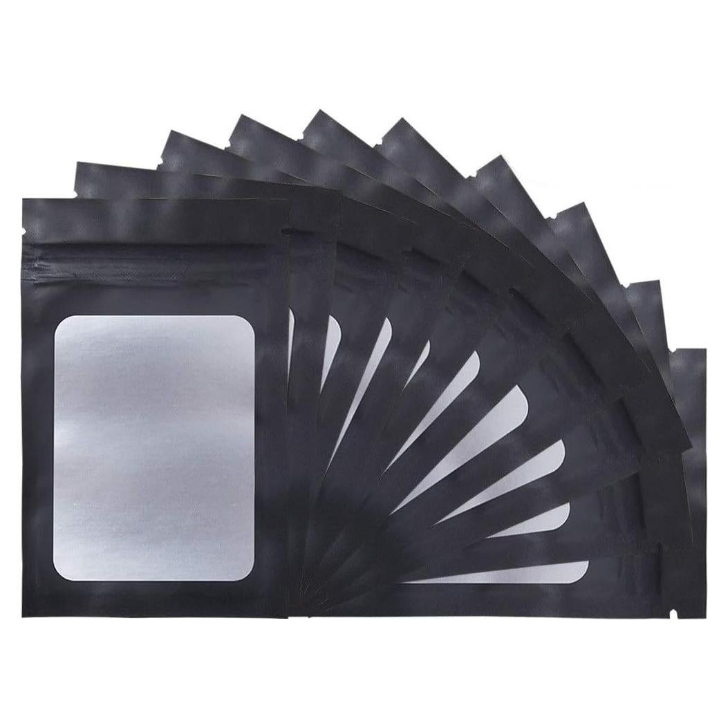 Bolsas Mylar Reutilizables STUs 100 Piezas 7.5x12 cm A Prueba de Olores