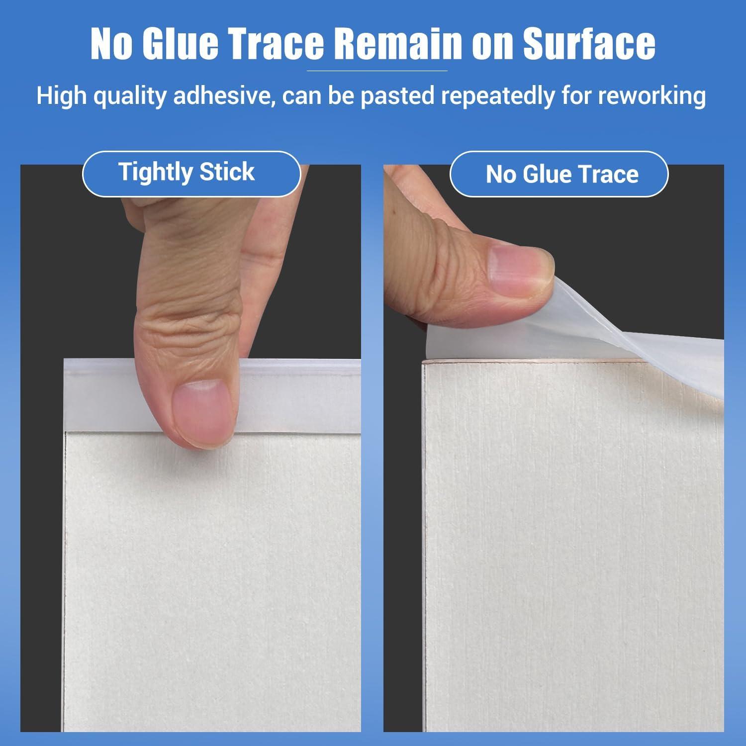 Bisel de Goma Autoadhesivo Protalwell 20' Transparente 38mm