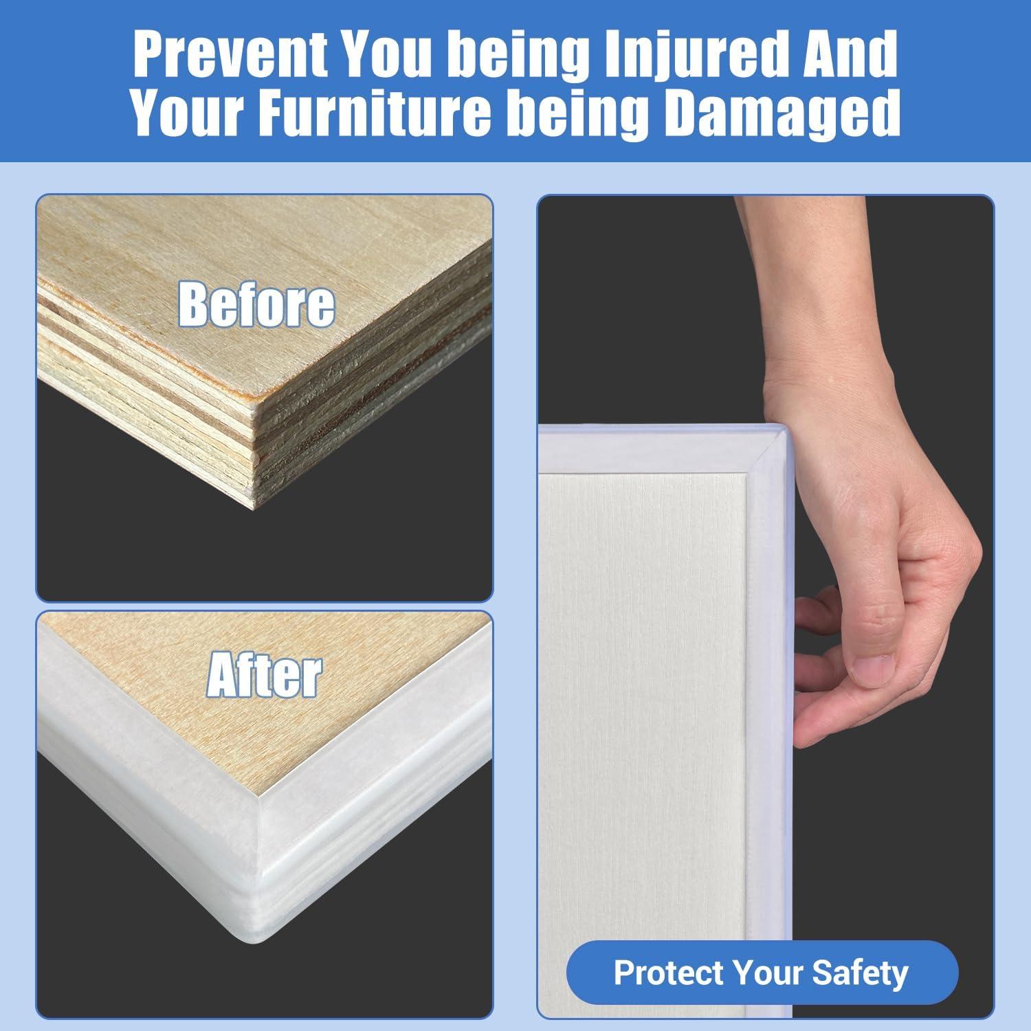 Bisel de Goma Autoadhesivo Protalwell 20' Transparente 38mm