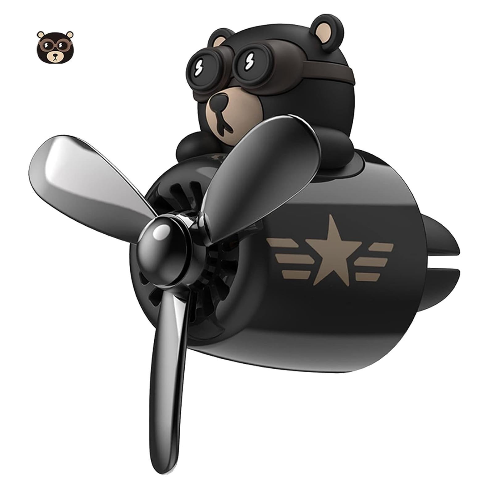 Ambientador de Auto Yokosea Oso Piloto Hélix Rotativa