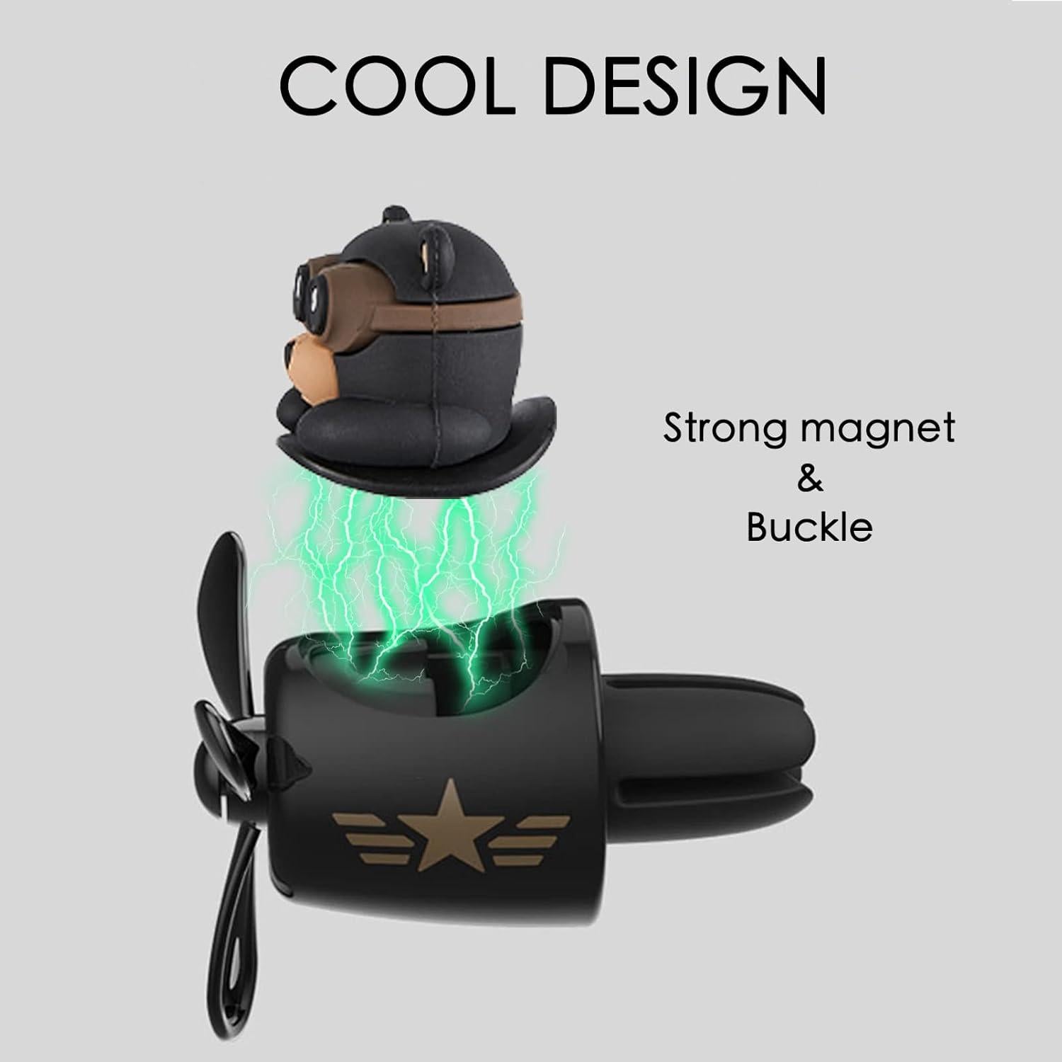 Ambientador de Auto Yokosea Oso Piloto Hélix Rotativa