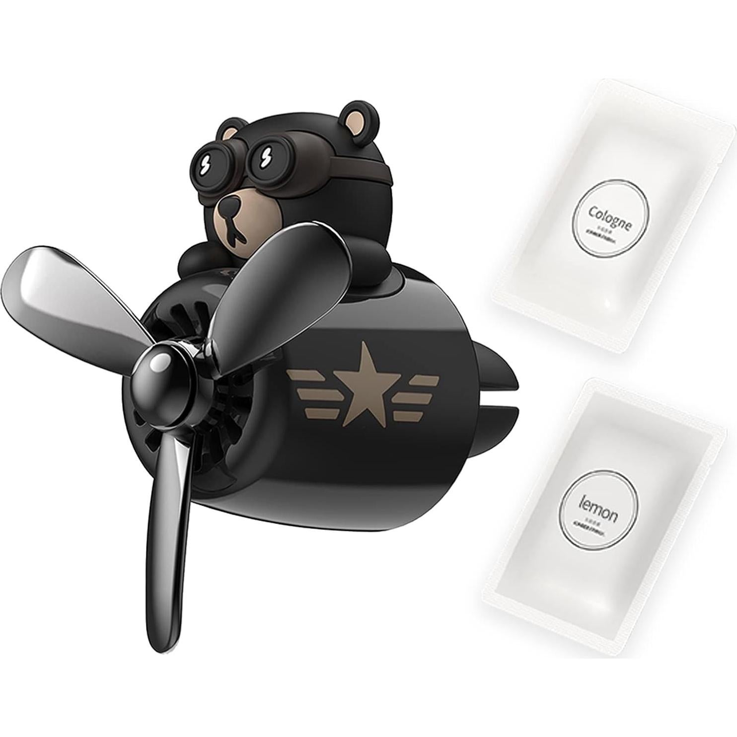 Ambientador de Auto Yokosea Oso Piloto Hélix Rotativa