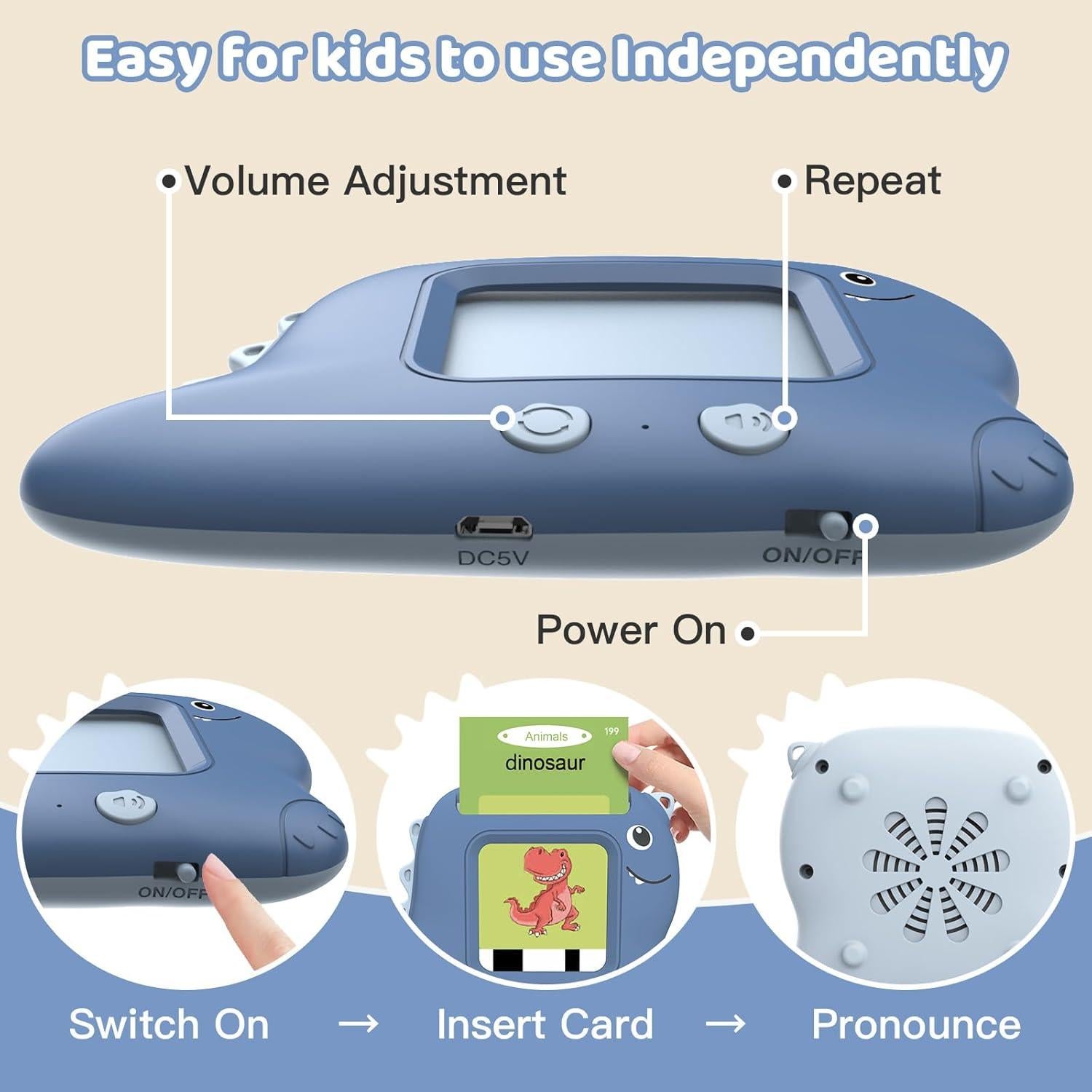 Tarjetas Flash Montessori COTADWI para Niños 2-6 Años