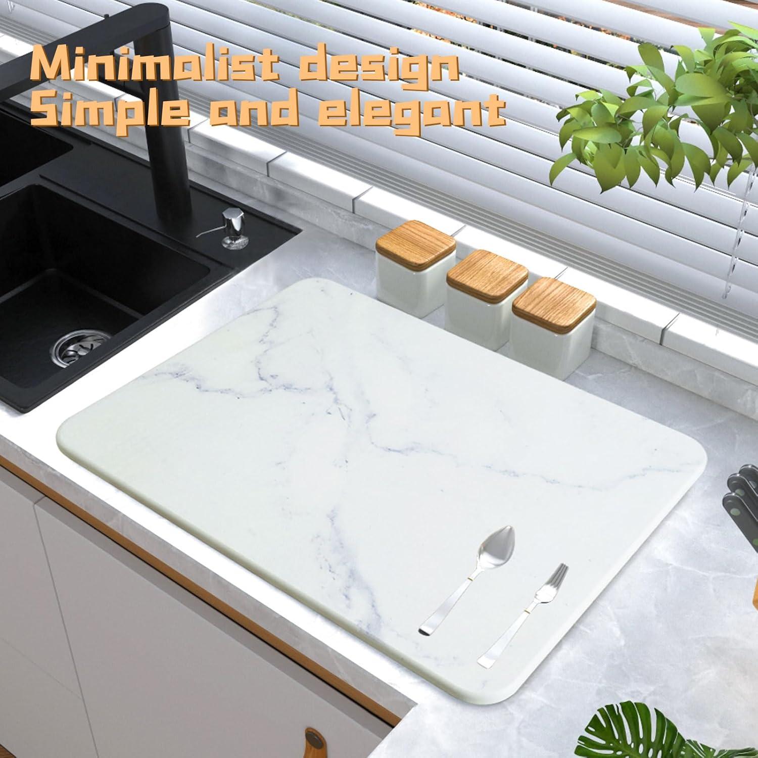 Alfombrilla de Secado de Platos DOKLY 30.48x40.64 cm Ecológica