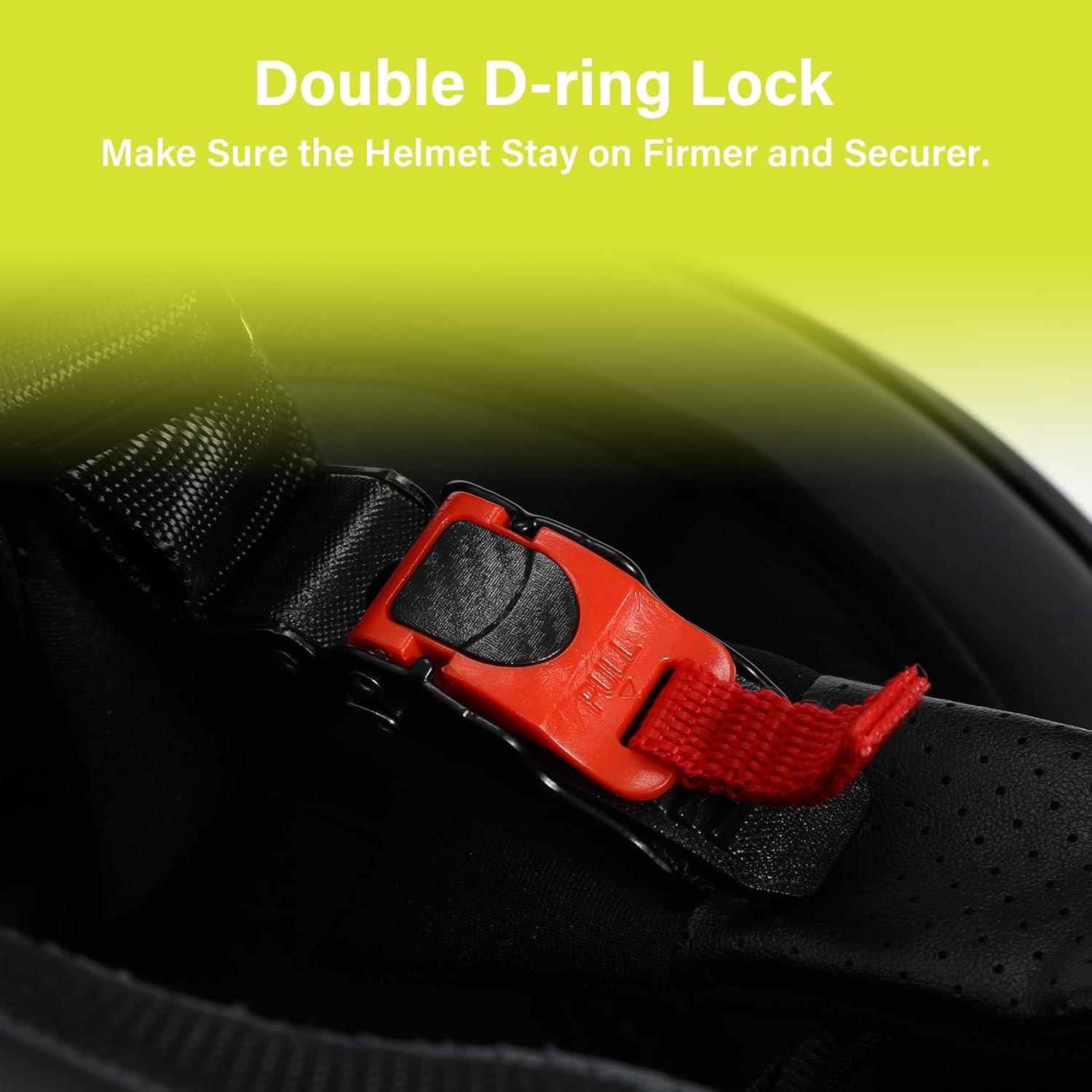 Casco Integral SLMOTO para Niños Amarillo Boca de Tiburón