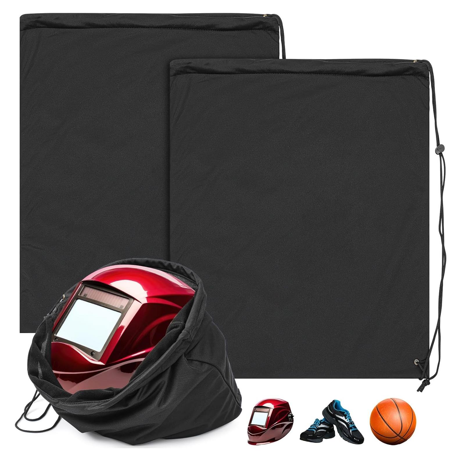 4 Bolsas de Almacenamiento para Casco Yeyeplum Negro