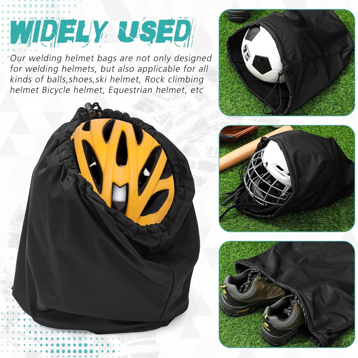 4 Bolsas de Almacenamiento para Casco Yeyeplum Negro