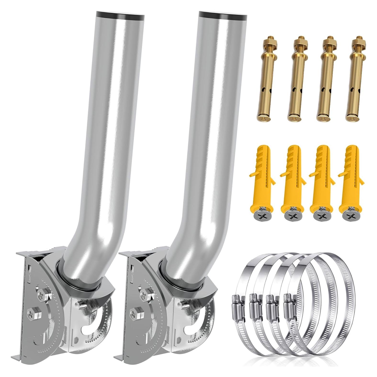 Soporte de Antena Inalámbrico EOQO 2-Pack Acero Inoxidable