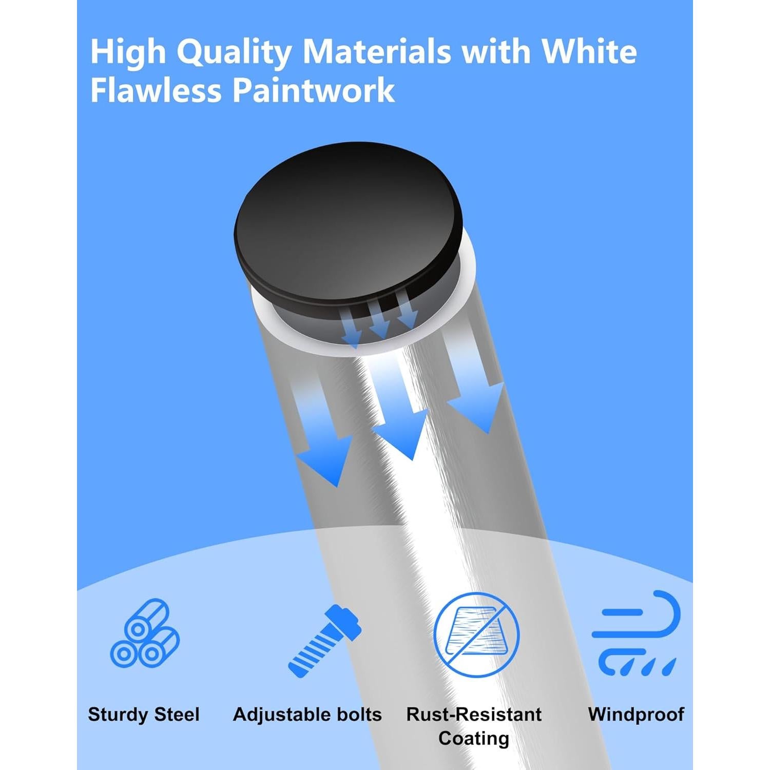 Soporte de Antena Inalámbrico EOQO 2-Pack Acero Inoxidable