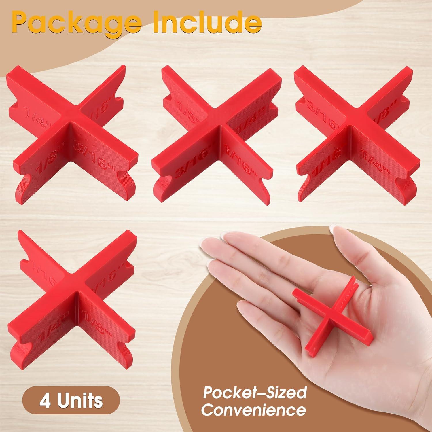 Espaciadores de Deck Saillong 4 Piezas 1.59 a 6.35 mm