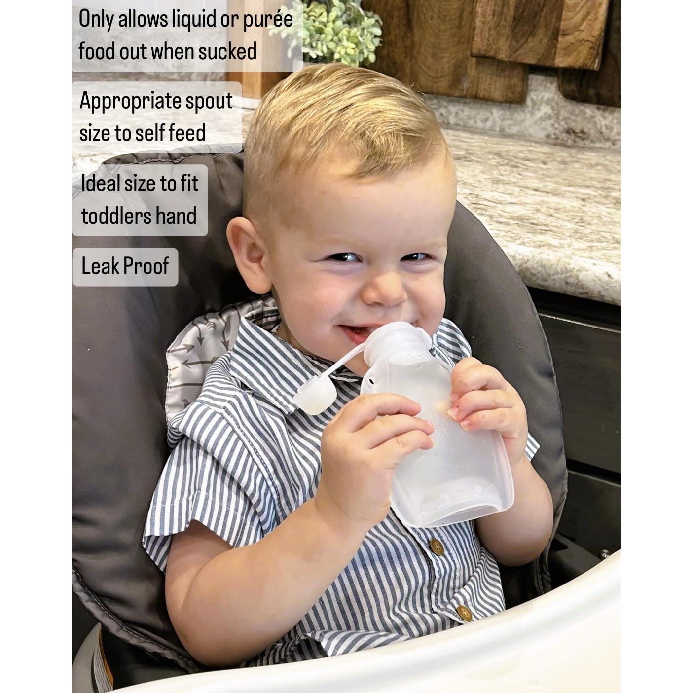 Bolsas de Almacenamiento de Leche Materna Silicona 120ml - 3 Piezas