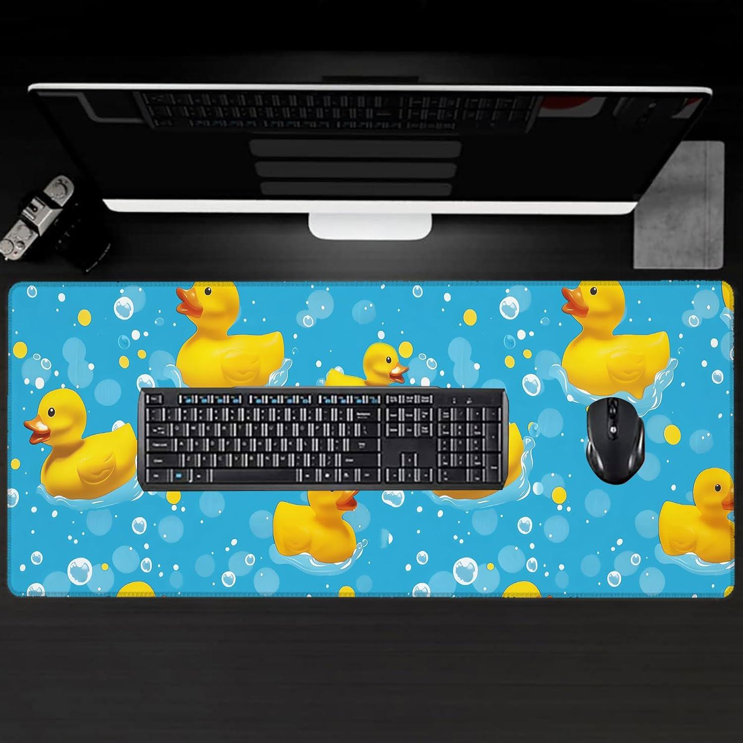 Alfombrilla de Ratón Grande VODRM Antideslizante 80x30cm Azul