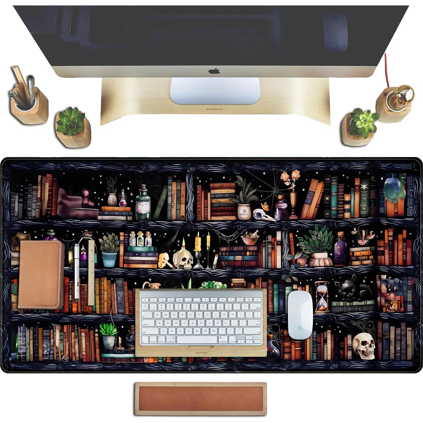 Alfombrilla de Escritorio Grande TENG DA QING 80x40 cm Antideslizante