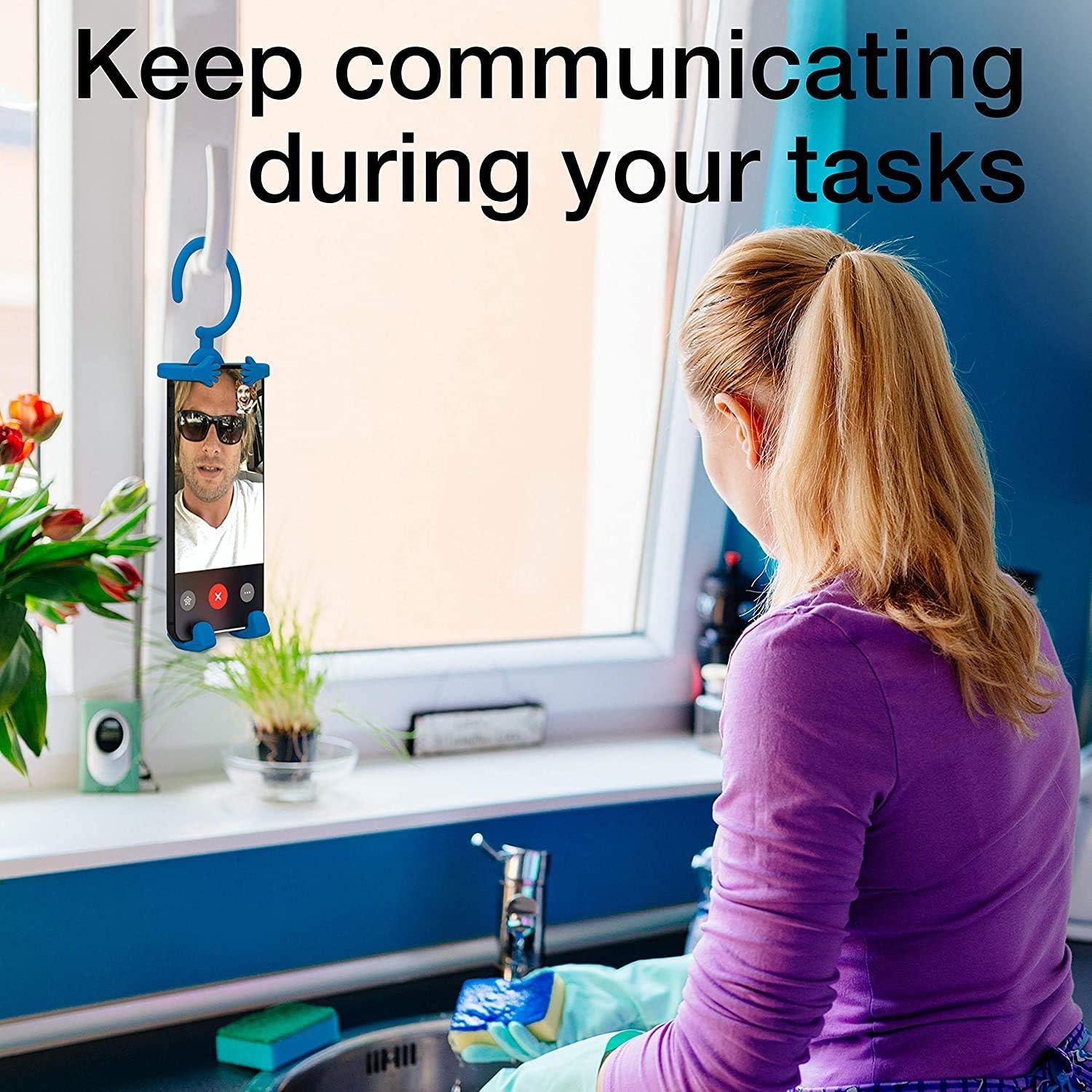 Soporte para Teléfono Bondi Plus Flex - Silicona Ajustable Negro