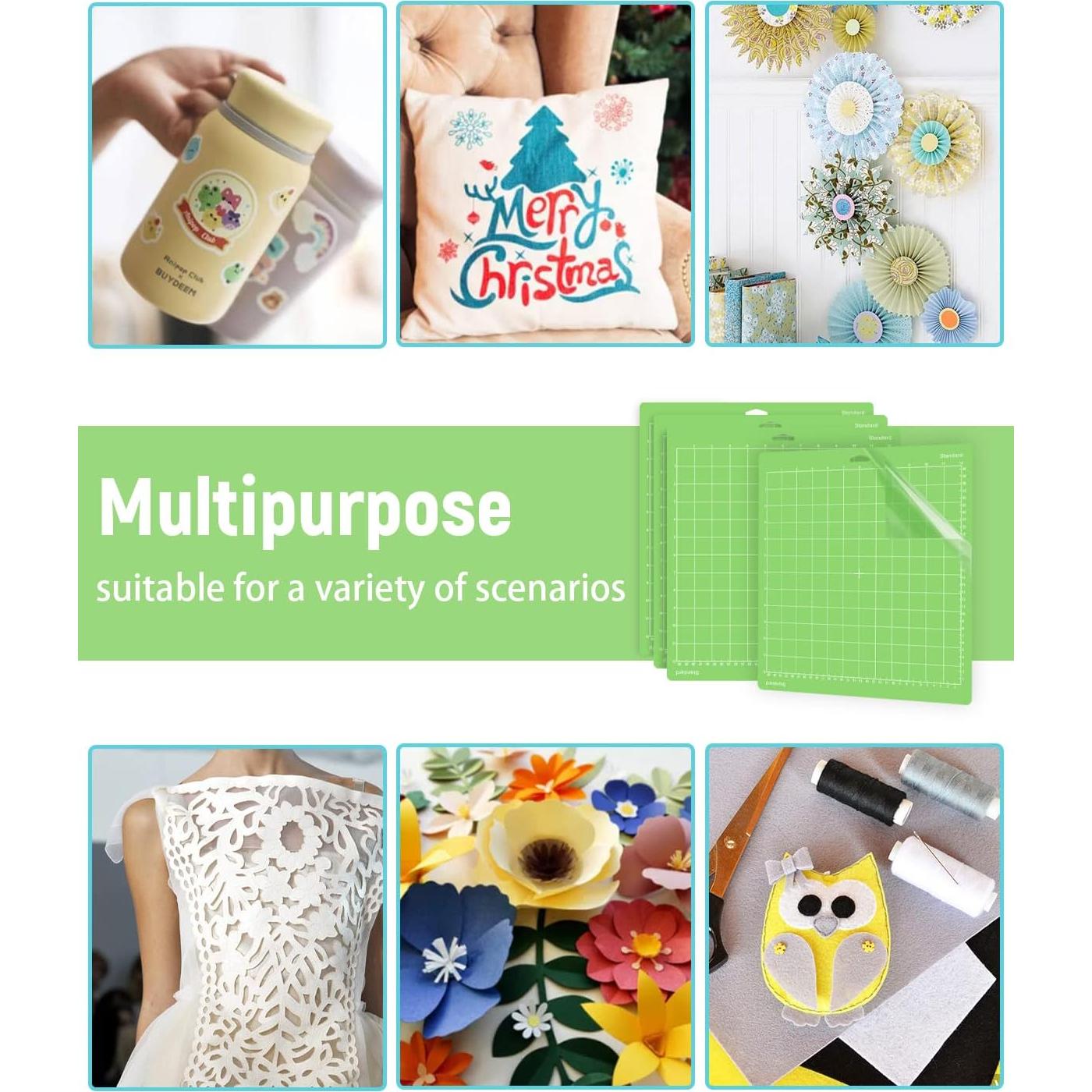 Colemoly 9 Alfombrillas de Corte 30x30 cm para Cricut