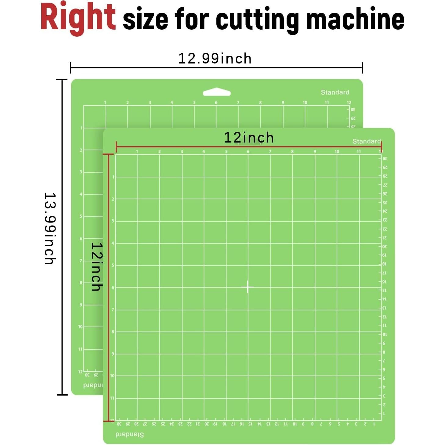 Colemoly 9 Alfombrillas de Corte 30x30 cm para Cricut