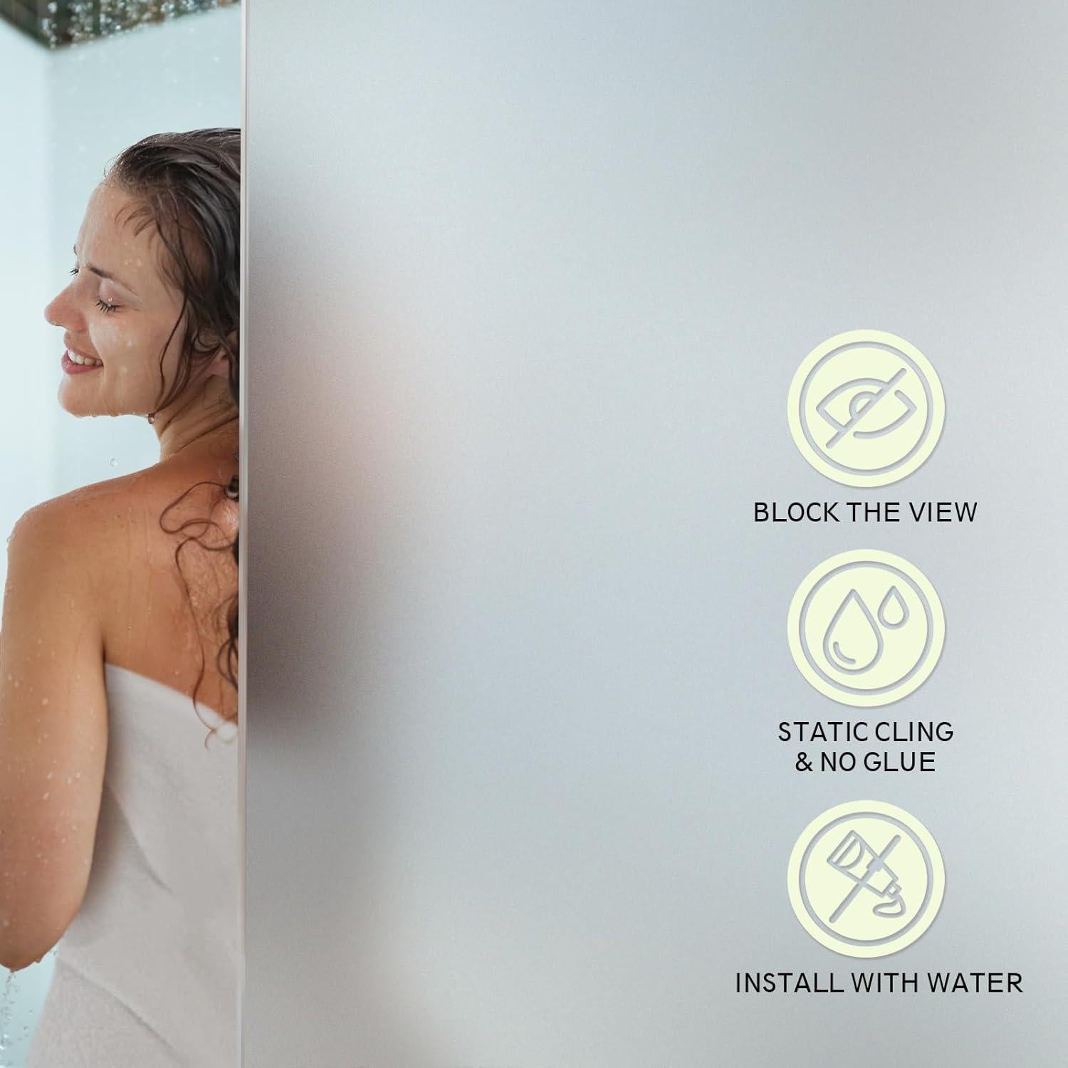 Película de Privacidad para Ventanas LOHOMEVE Esmerilada 43.9x4m