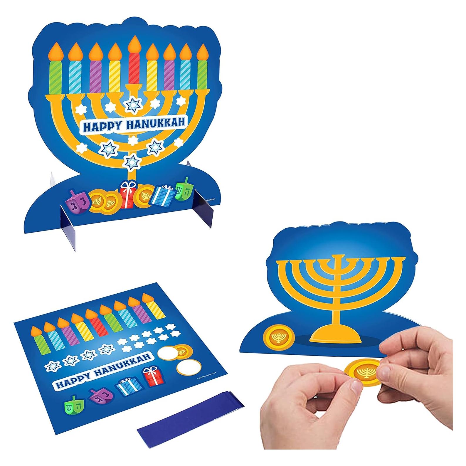 Decoración de Janucá 3D La Compañía Dreidel - 6 Pack