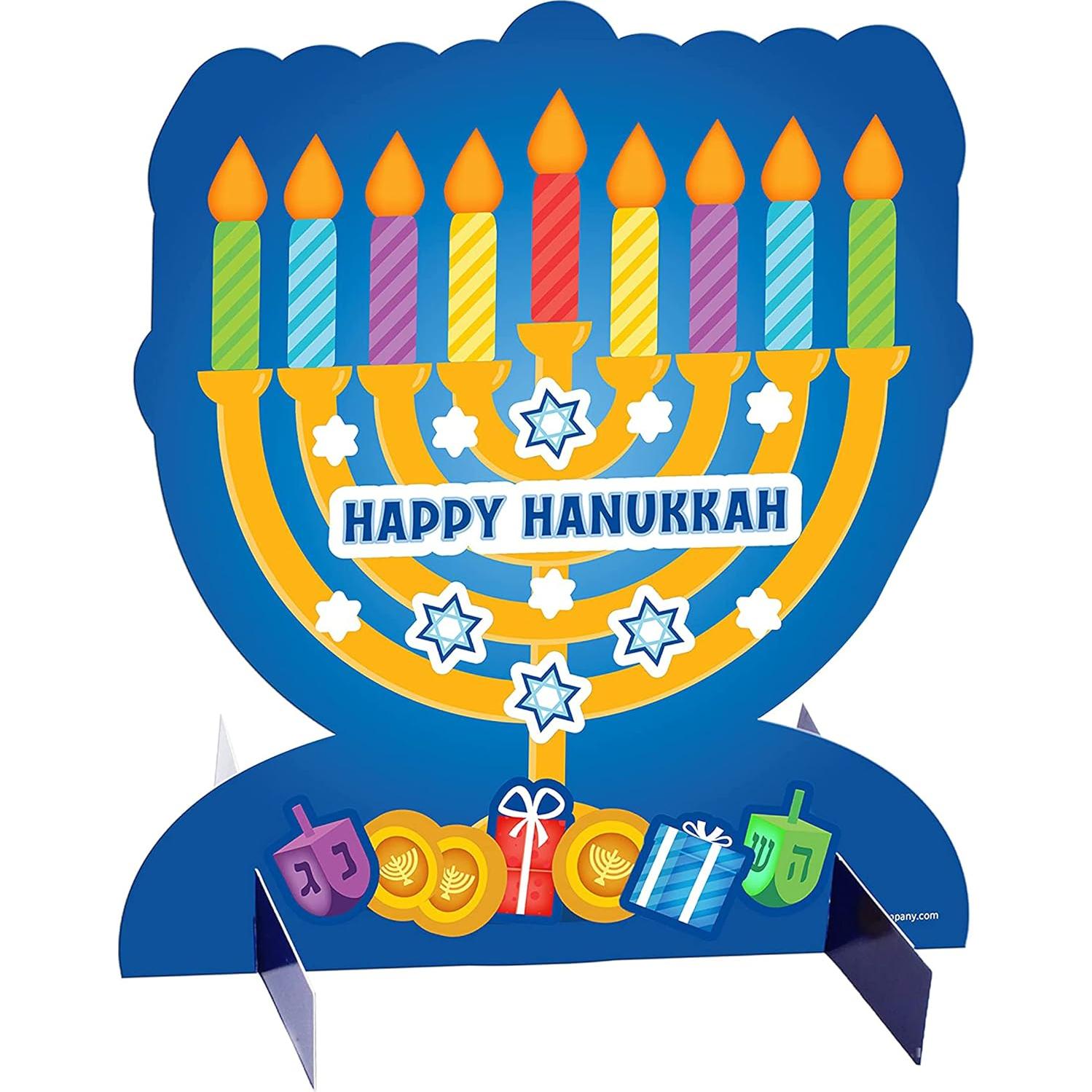 Decoración de Janucá 3D La Compañía Dreidel - 6 Pack