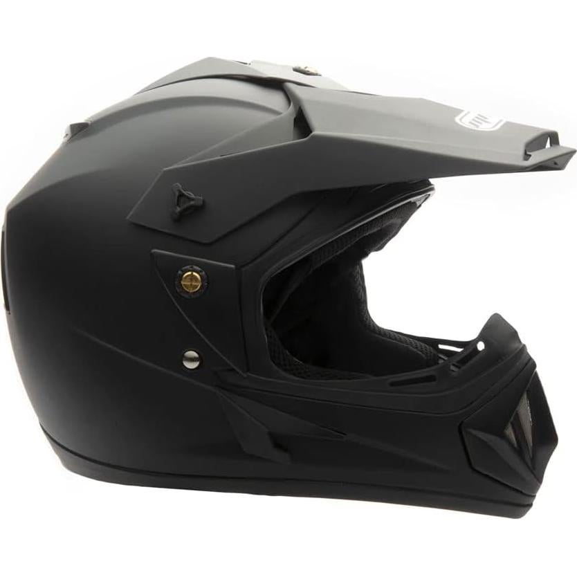 Casco de Motocicleta MMG Off Road X-Pequeño Negro Mate