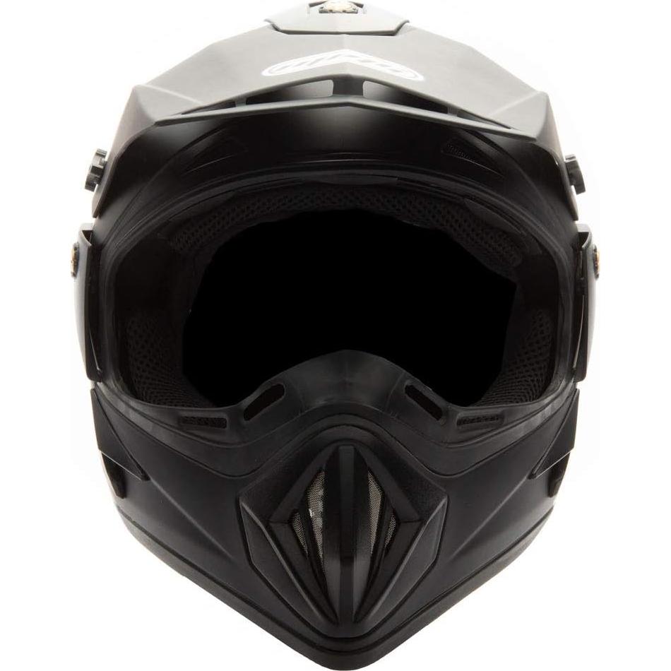 Casco de Motocicleta MMG Off Road X-Pequeño Negro Mate