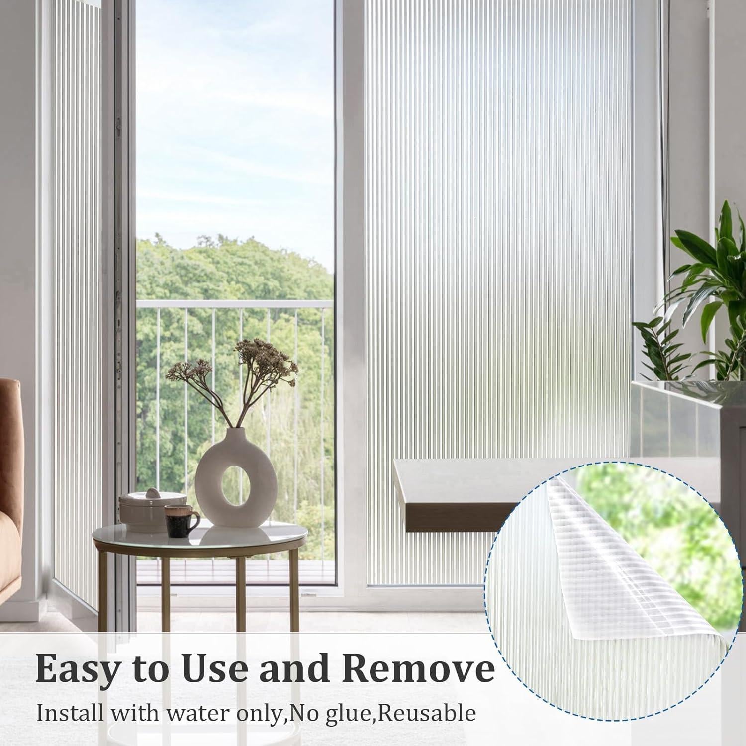 Película de Privacidad Windimiley 44.5x200 cm Vinilo Opaco