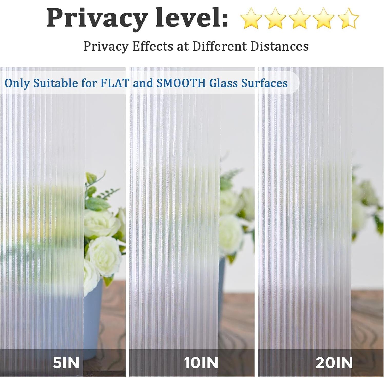 Película de Privacidad Windimiley 44.5x200 cm Vinilo Opaco