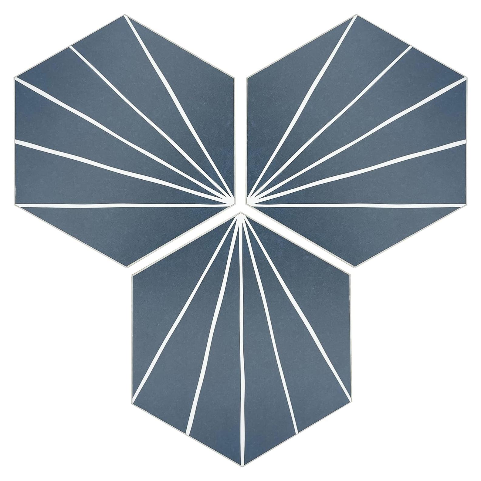 Azulejos autoadhesivos INNO STICKERS hexagonales Art Deco 45 pcs