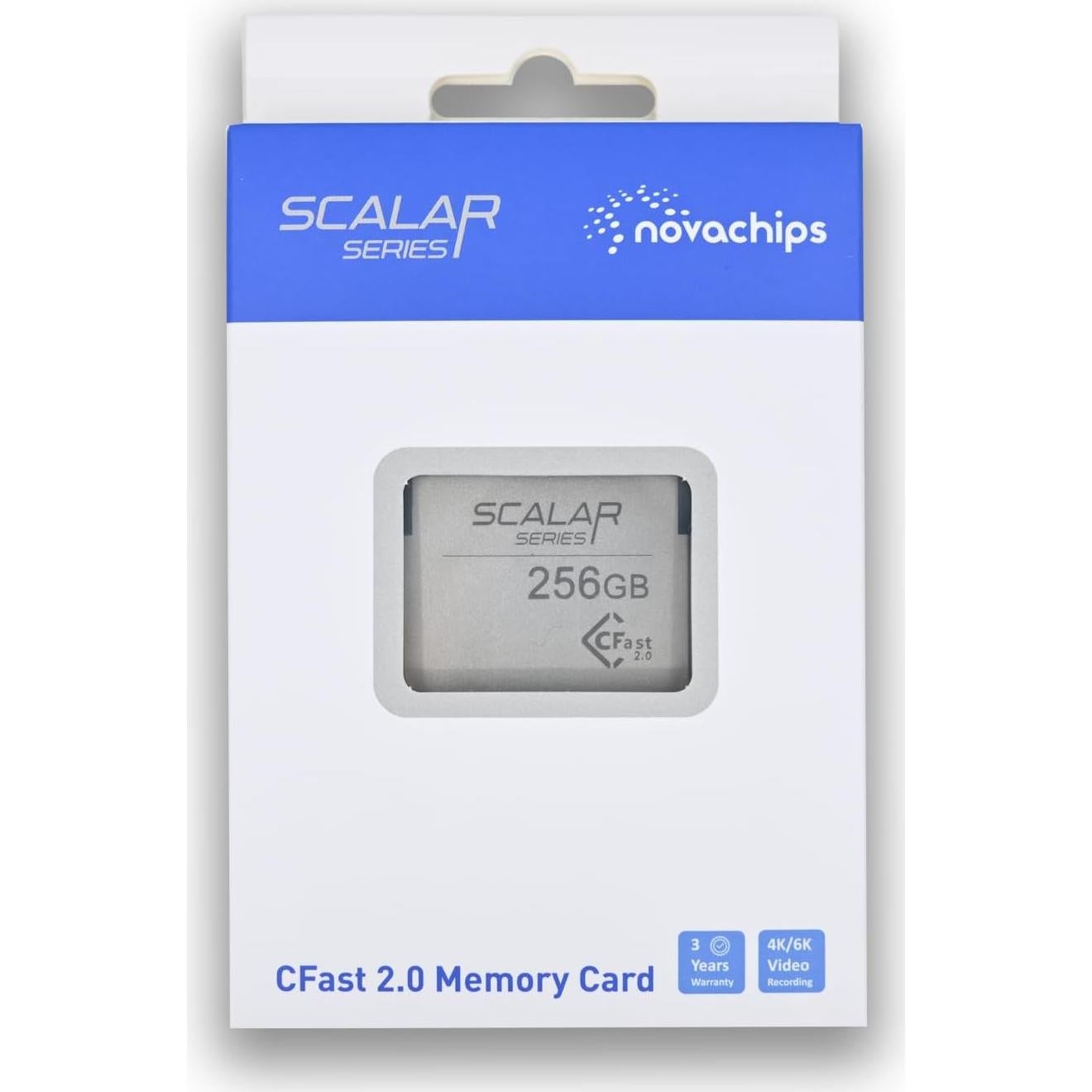 Tarjeta de Memoria CFast 2.0 256GB Novachips para 4K RAW