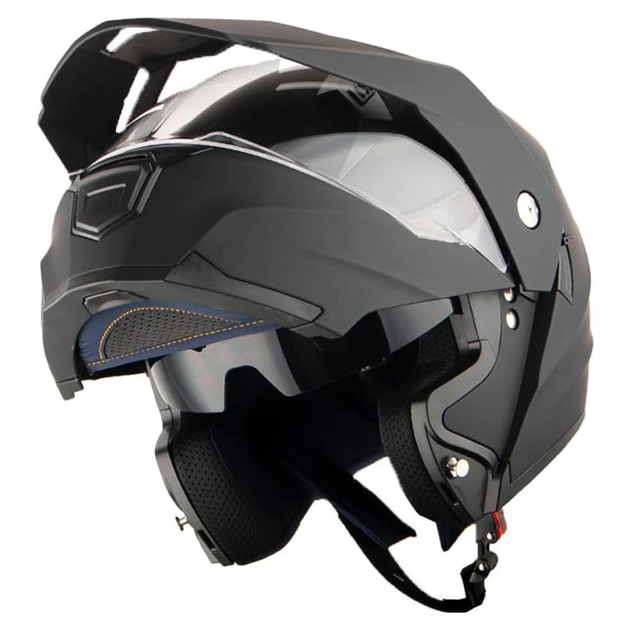Casco Modular 1Storm HJK910 DSPORT Negro Mate Mediano