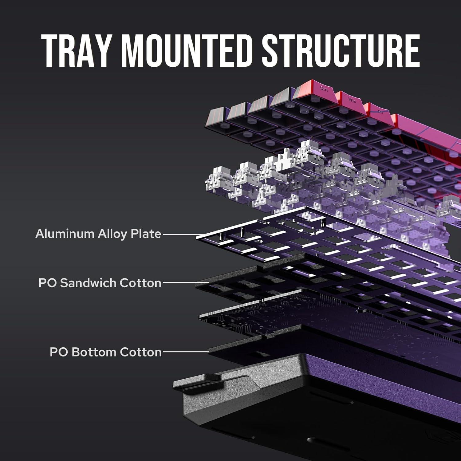 Teclado Magnético AULA WIN60 HE 60% RGB Ajustable Negro