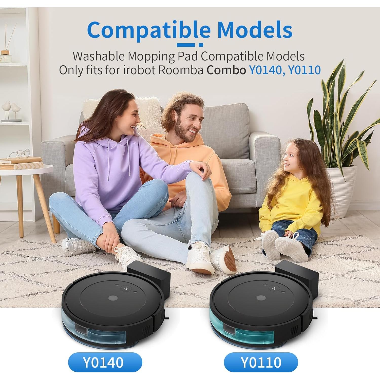 6 Almohadillas de Reemplazo BUXEBUX para iRobot Roomba Combo