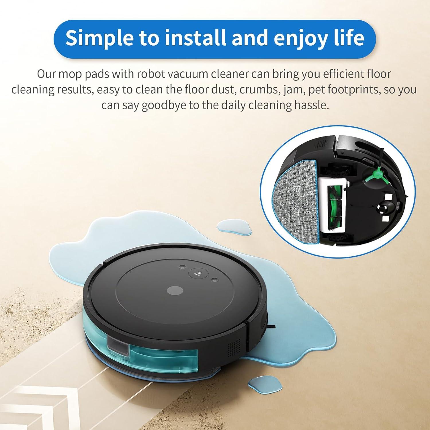 6 Almohadillas de Reemplazo BUXEBUX para iRobot Roomba Combo