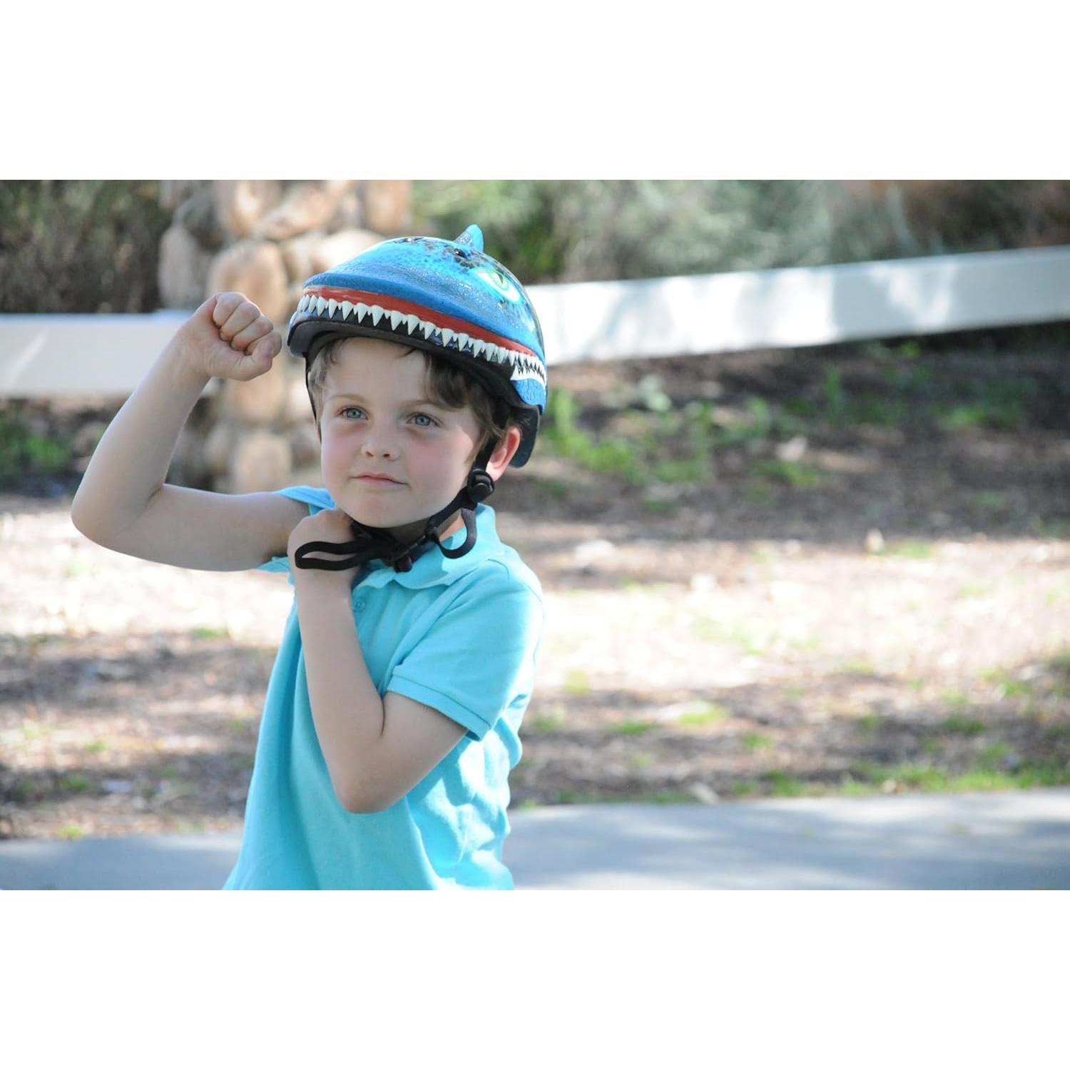 Casco Raskullz Shark para Niños 3-5 años 48-52 cm