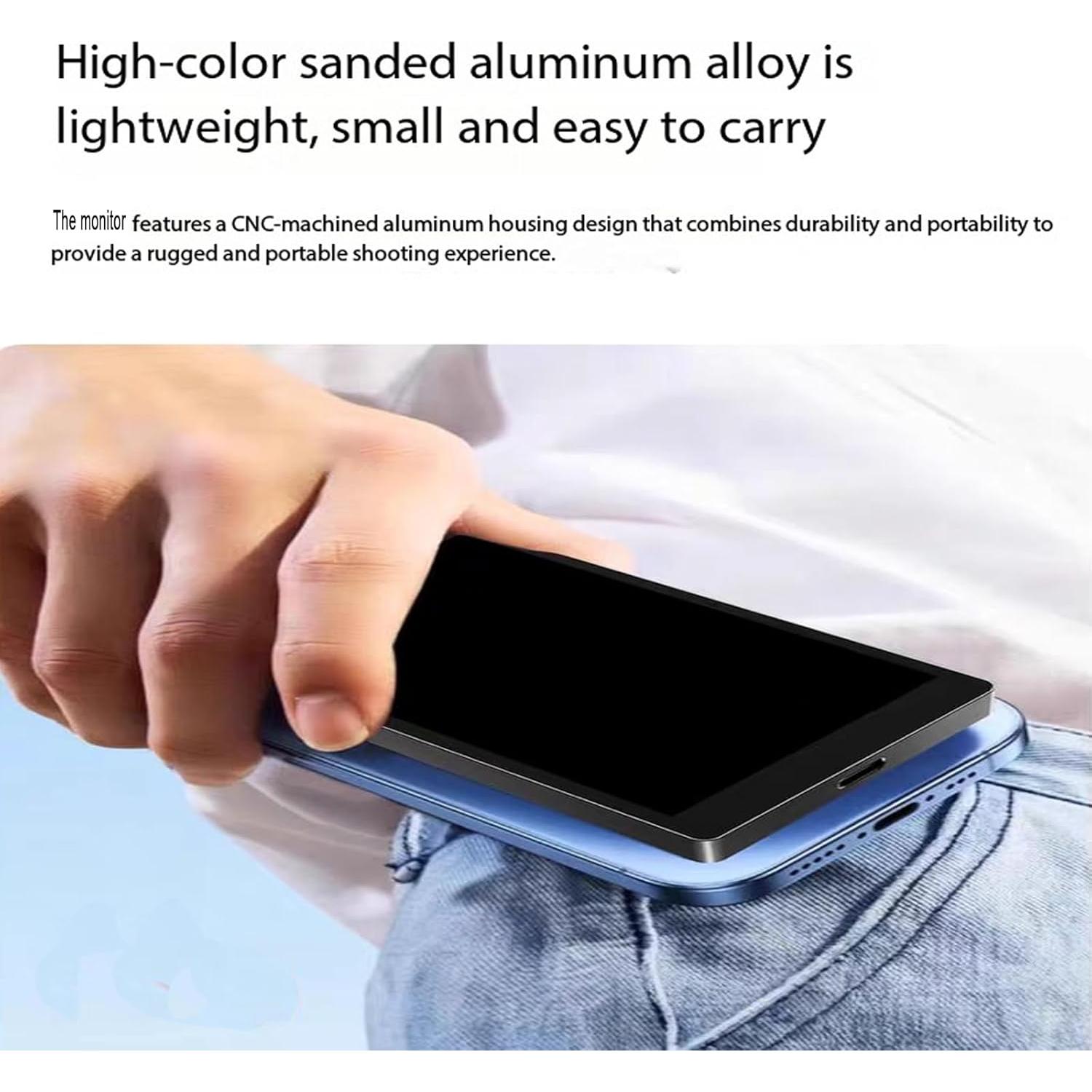 Monitor Selfie Magnético Genérico para iPhone - 10.1 cm