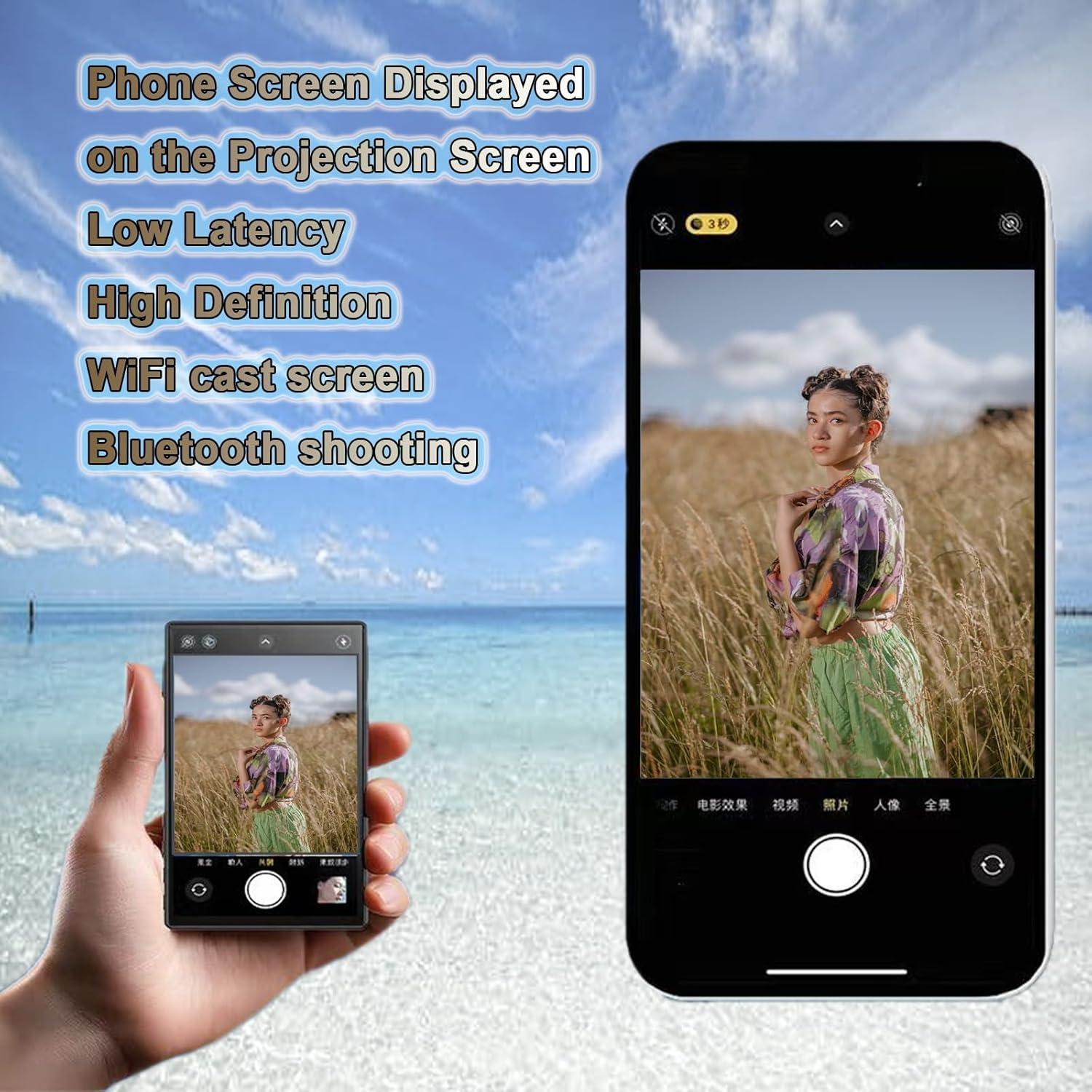 Monitor Selfie Magnético Genérico para iPhone - 10.1 cm