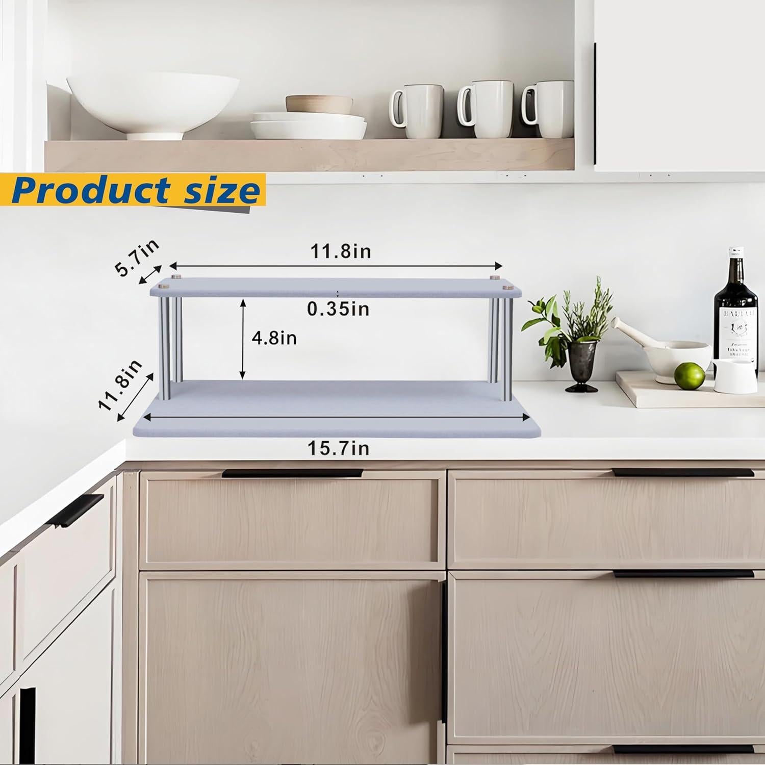 Alfombrilla de Secado de Piedra EOZAIYO 39.9x30 cm Antideslizante