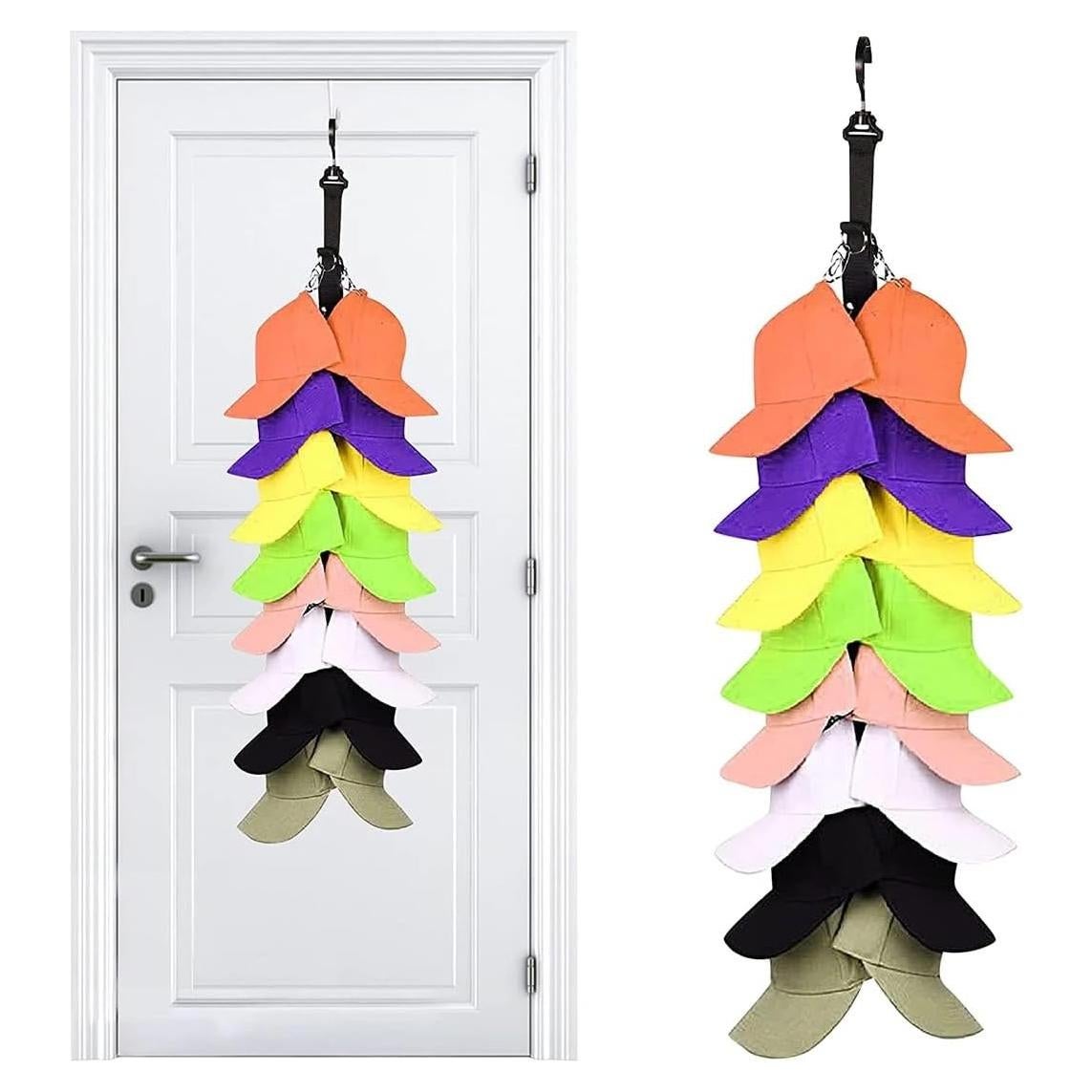 Soporte Organizador de Gorras NOASUNG con 16 Clips Acero Inoxidable