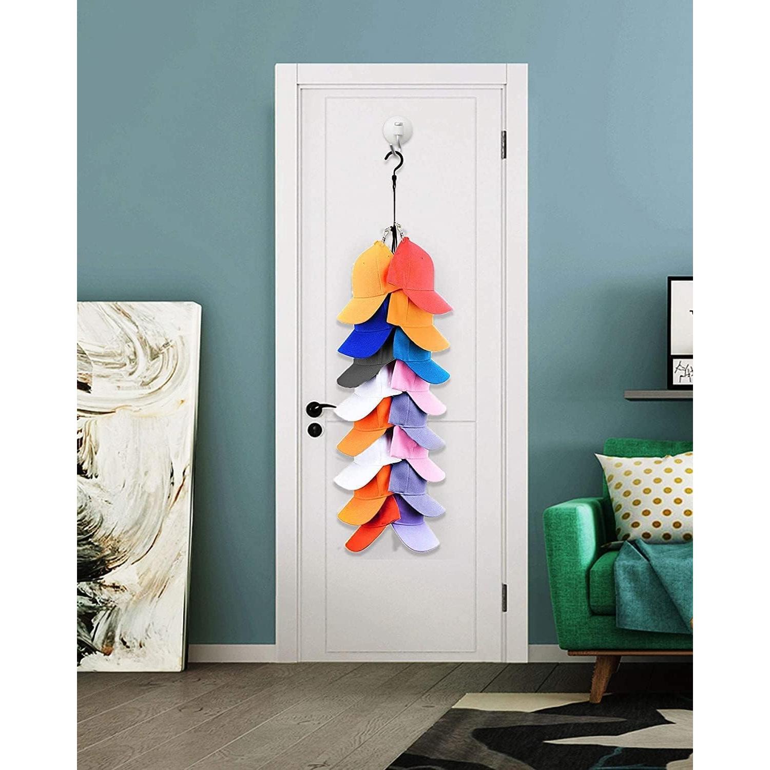 Soporte Organizador de Gorras NOASUNG con 16 Clips Acero Inoxidable