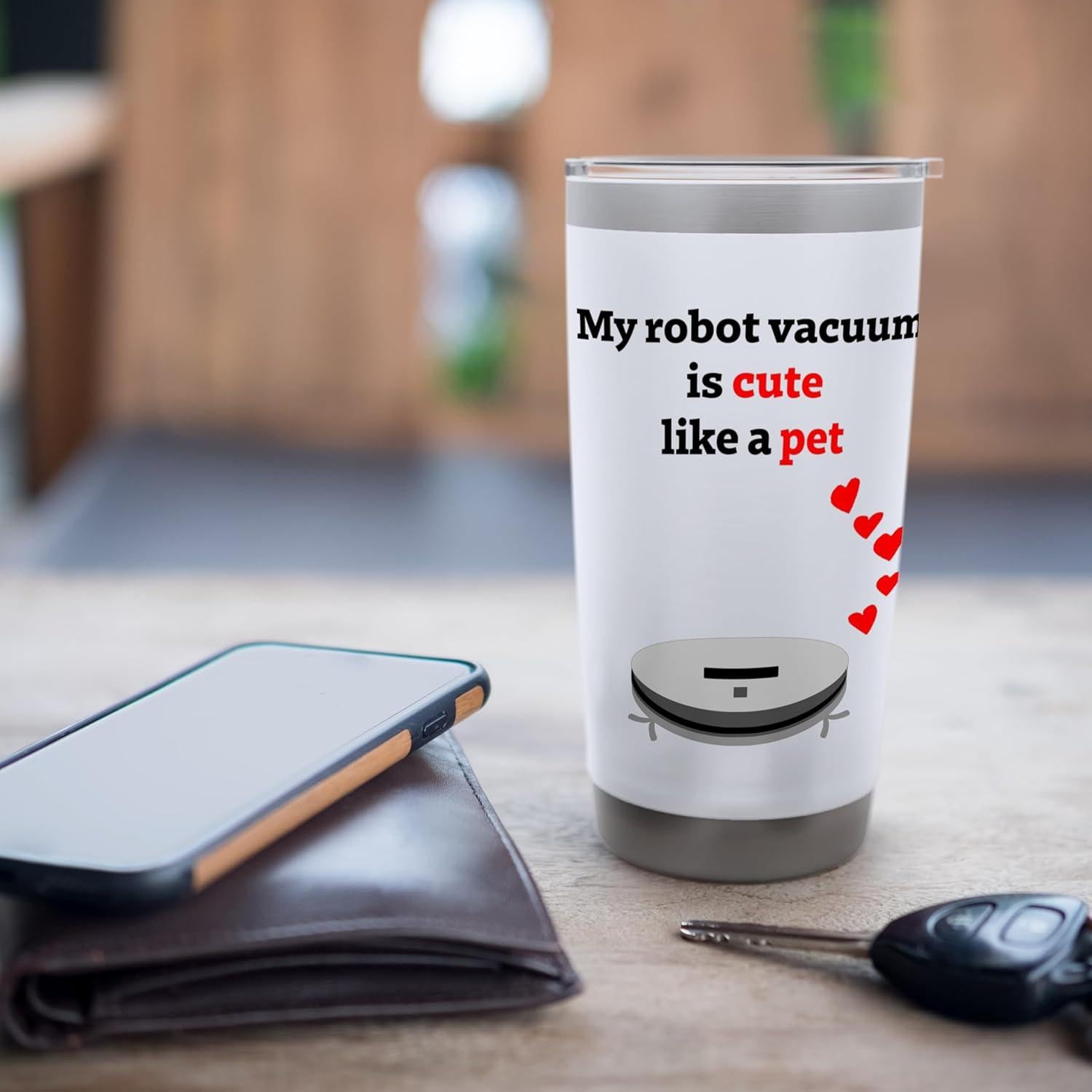 Vaso aislado de acero inoxidable 20 oz para amantes de mascotas