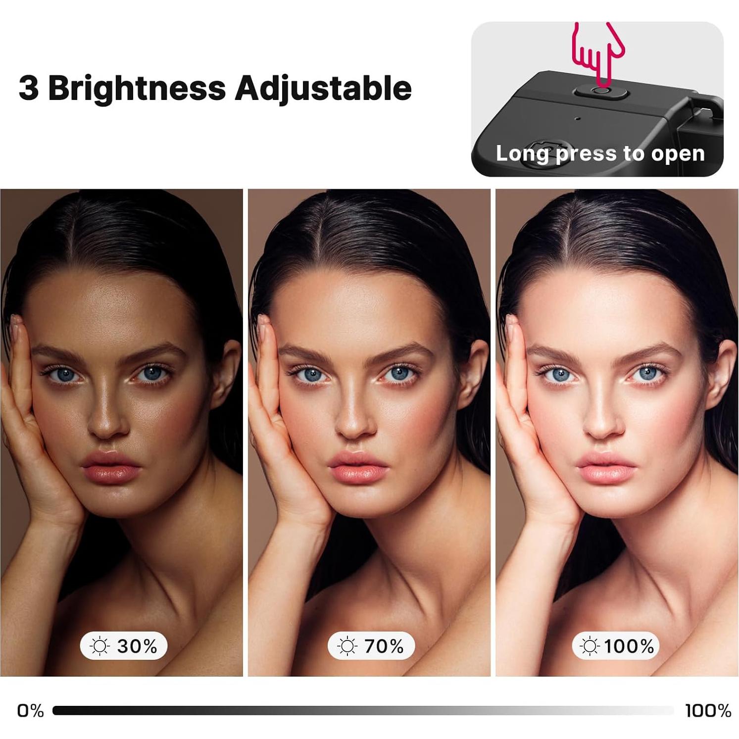 Soporte de Agarre UURig CG-02 para Smartphone con Luz de Relleno