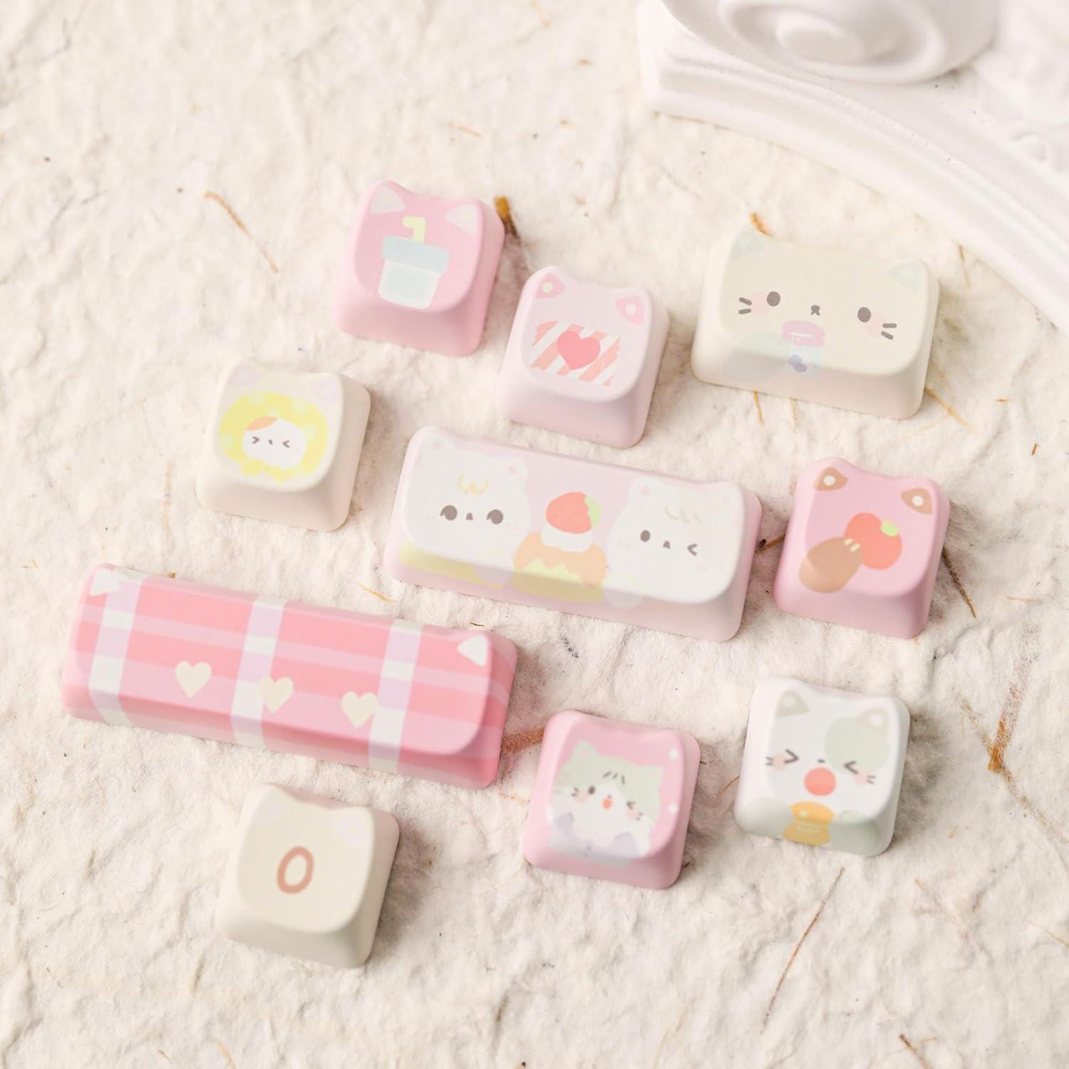 Juego de Teclas KiiBOOM x Maorbeng Meow Squad 142 PBT ANSI