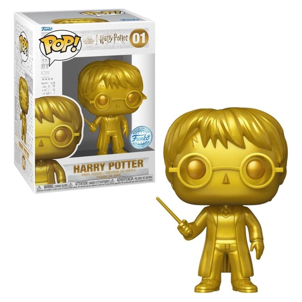Funko Pop Harry Potter N° 01 Edición Metálica Gold Especial