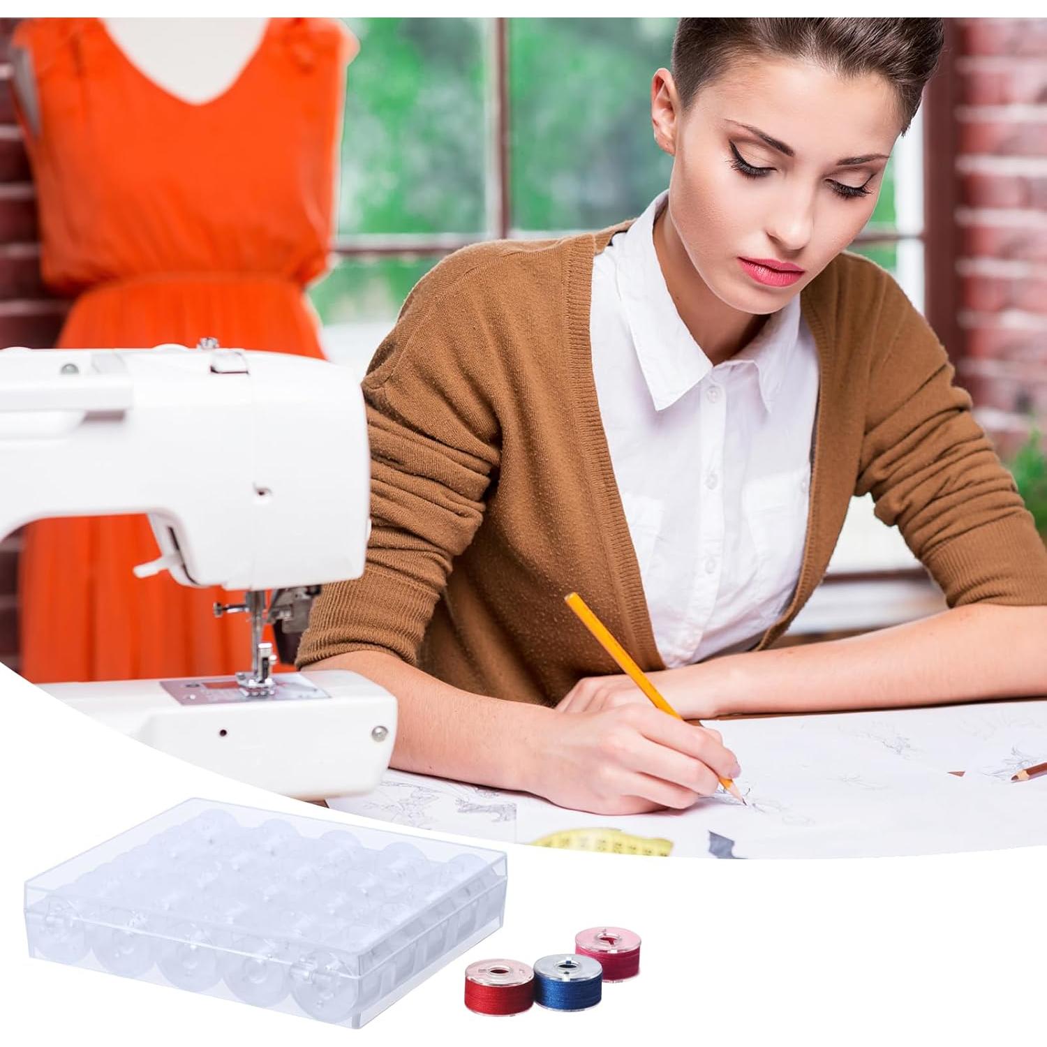 Bobinas para Máquina de Coser Eoehro 25 Pcs con Caja