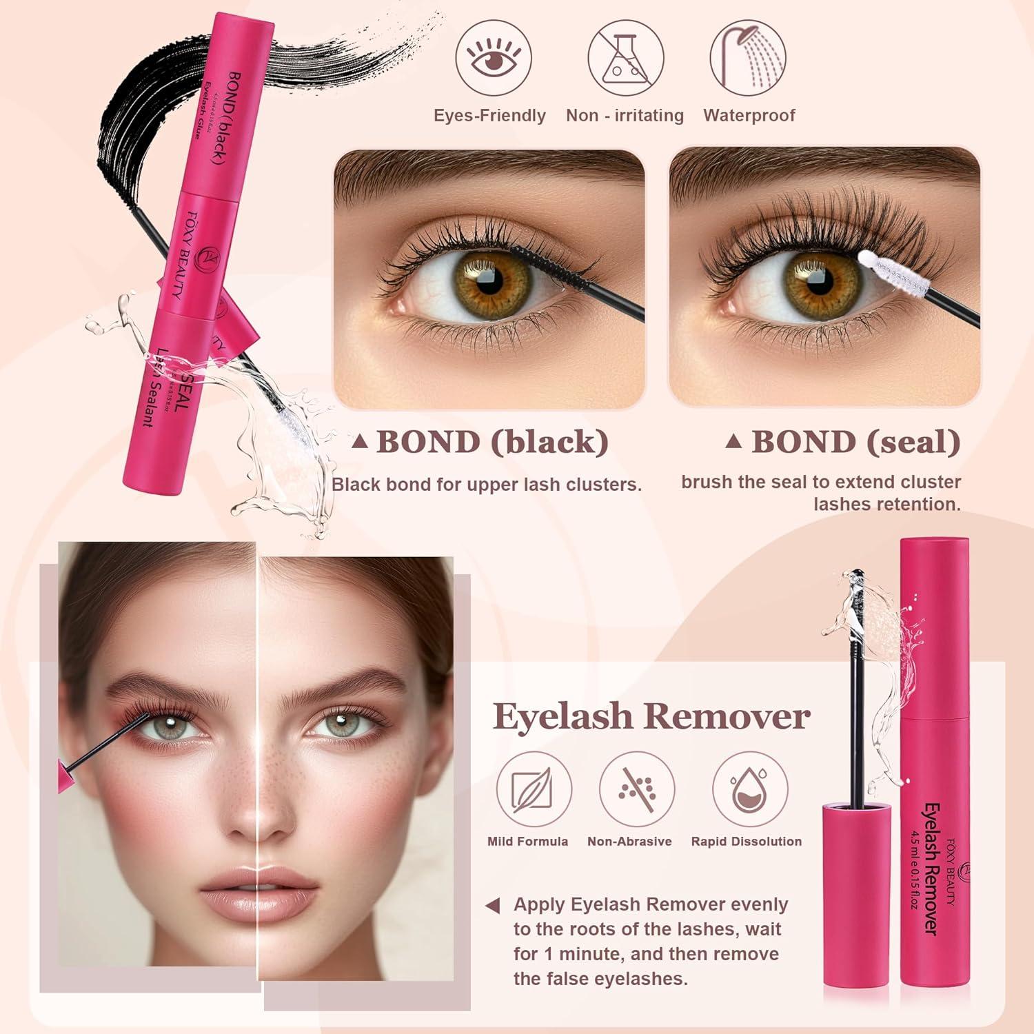 Kit de Extensión de Pestañas CCODDY 480 Pcs 20D-50D DIY