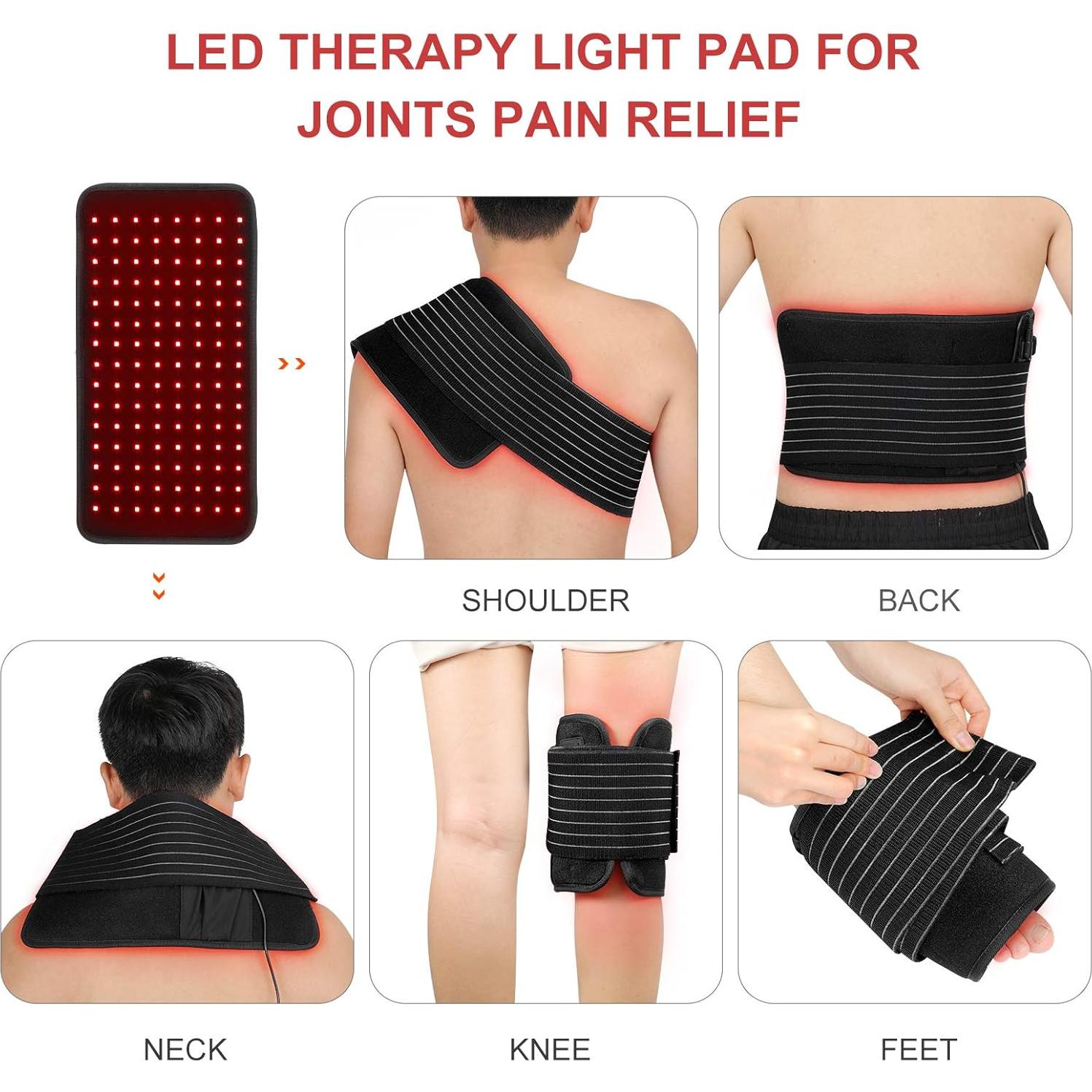 Dispositivo Terapia Luz Roja LOVTRAVEL 660nm 850nm Almohadilla