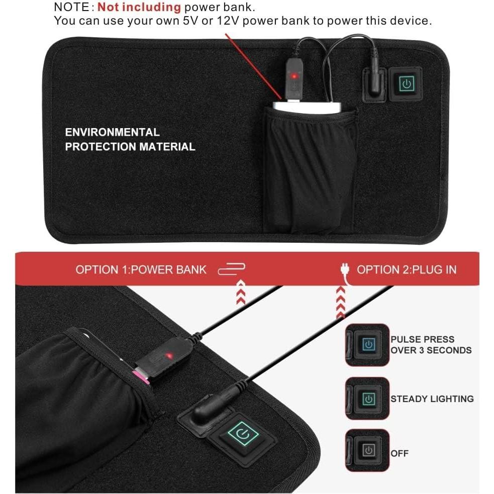 Dispositivo Terapia Luz Roja LOVTRAVEL 660nm 850nm Almohadilla